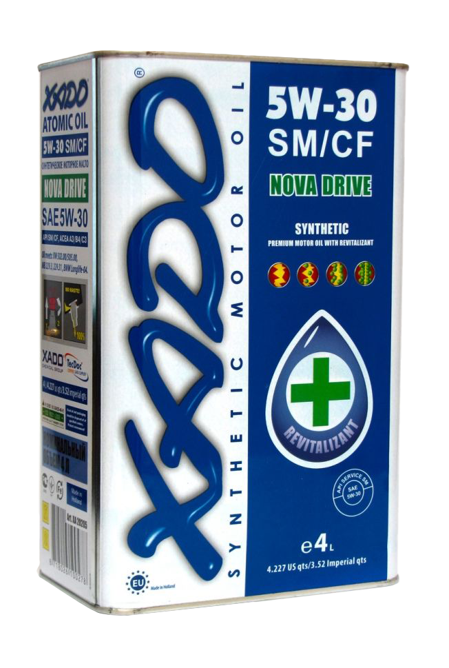 Моторное масло Xado Atomic Oil SM/CF 5W-30, 4л